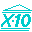 X10 logo
