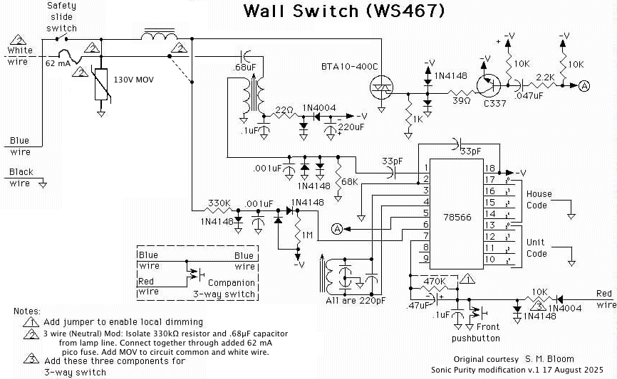 WS467 schematic