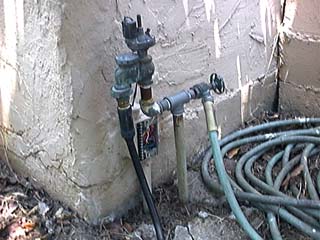 Garage junction box and valve overview